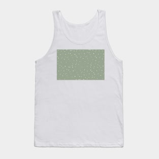 Mint and White Speckles Tank Top